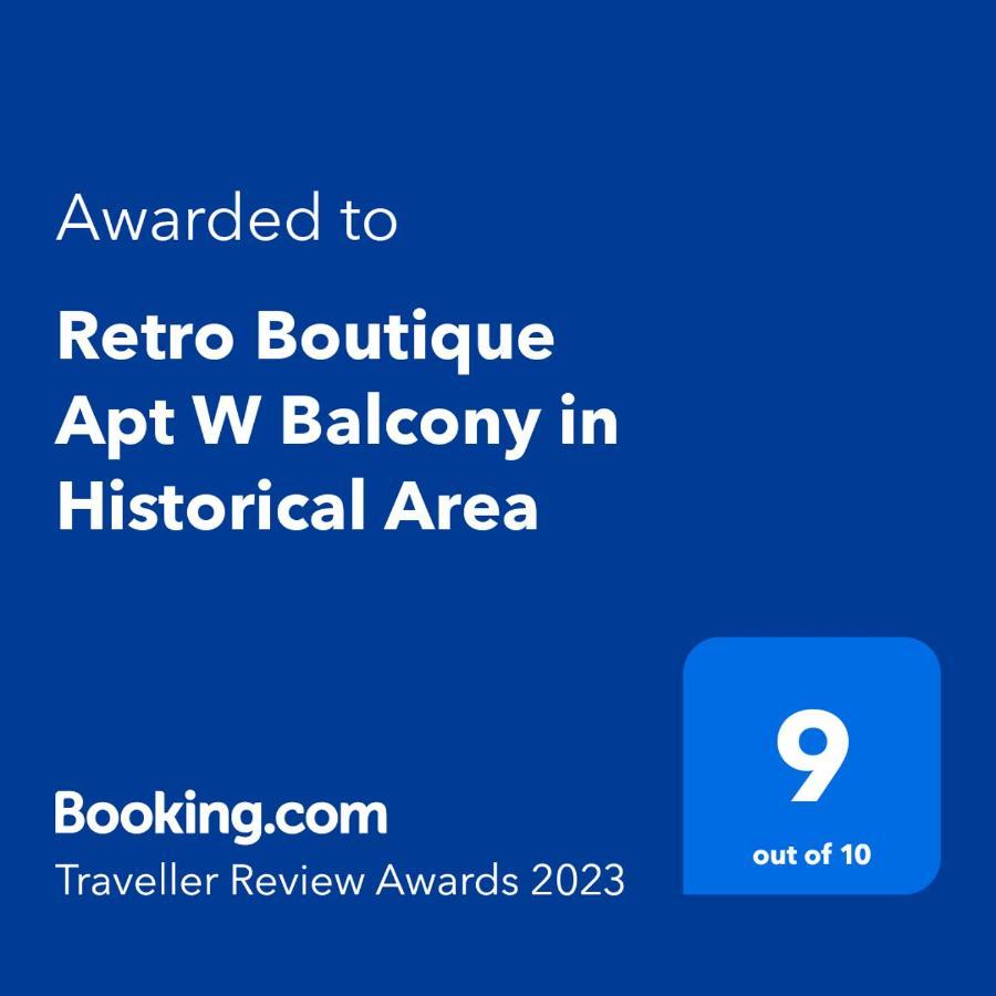 Appartamento Retro Boutique Apt W Balcony In Historical Area Salonicco Esterno foto